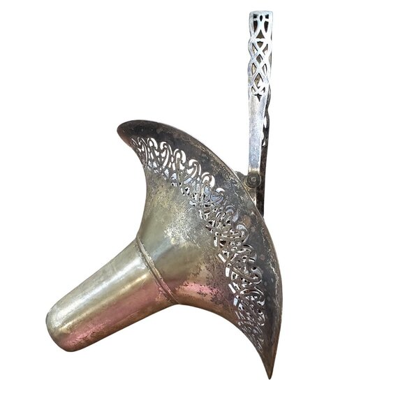 Mid Sil Craft Silver Plated Sheffield Reproduction Bridal Vase Basket Antique - Picture 9 of 9